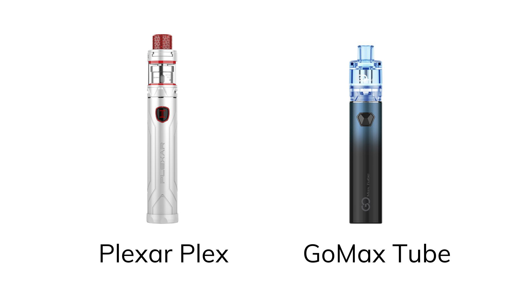 Le migliori penne DTL sigaretta elettronica : Innokin Plexar Plex con 100W, Innokin GoMax Tube con batteria da 3000mAh, entrambe portatili e ad alte prestazioni.