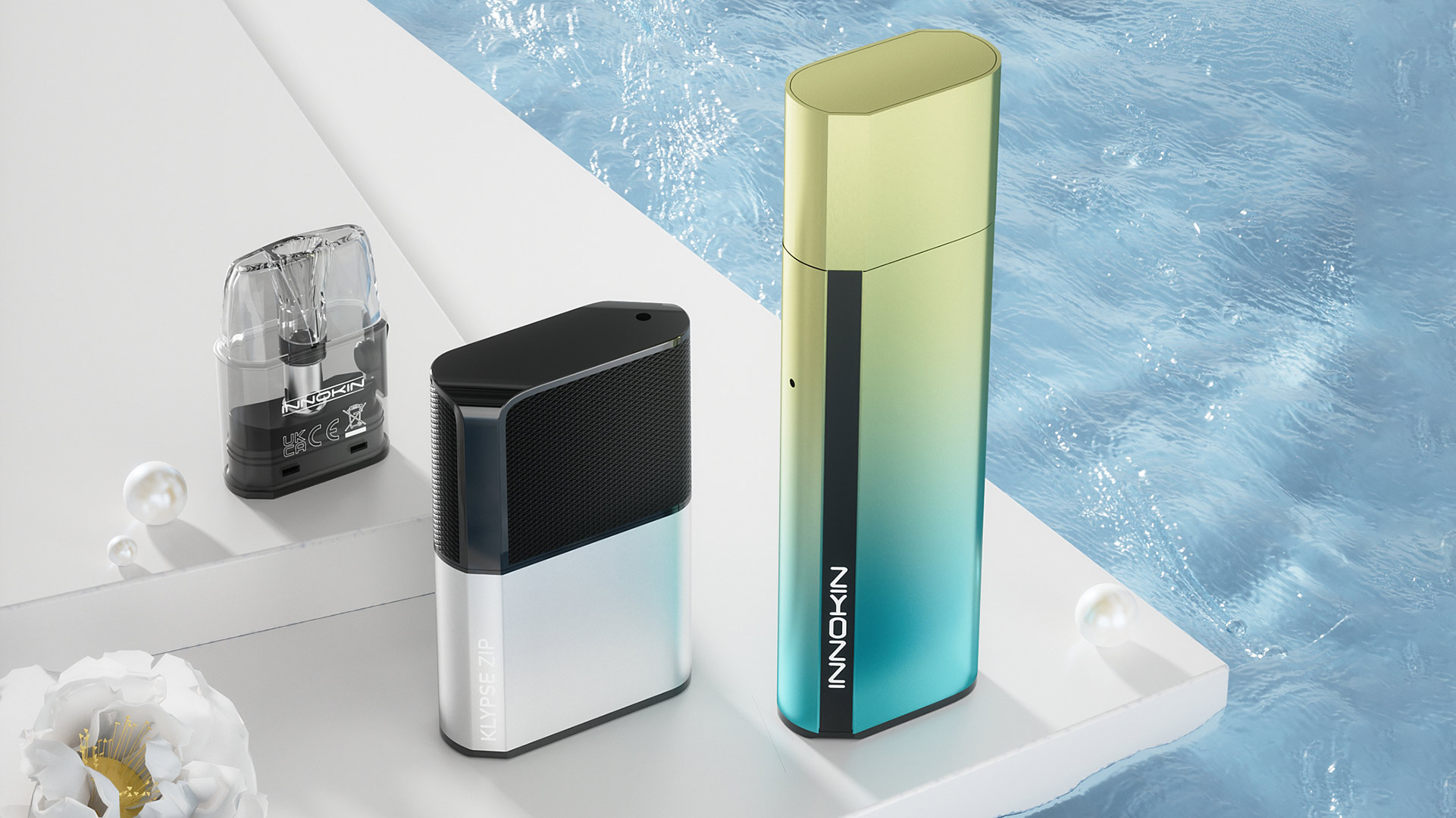 Innokin Kylpse Zip sigaretta elettronica, che evidenzia le opzioni di vaping discreto.