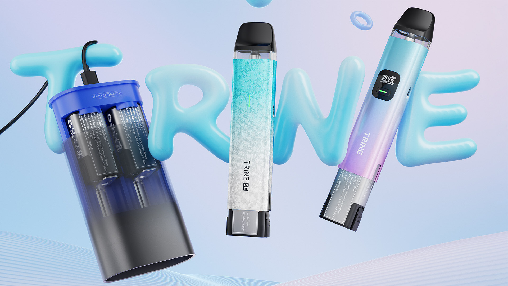 La serie Innokin Trine è progettata per un riciclo sicuro e senza stress