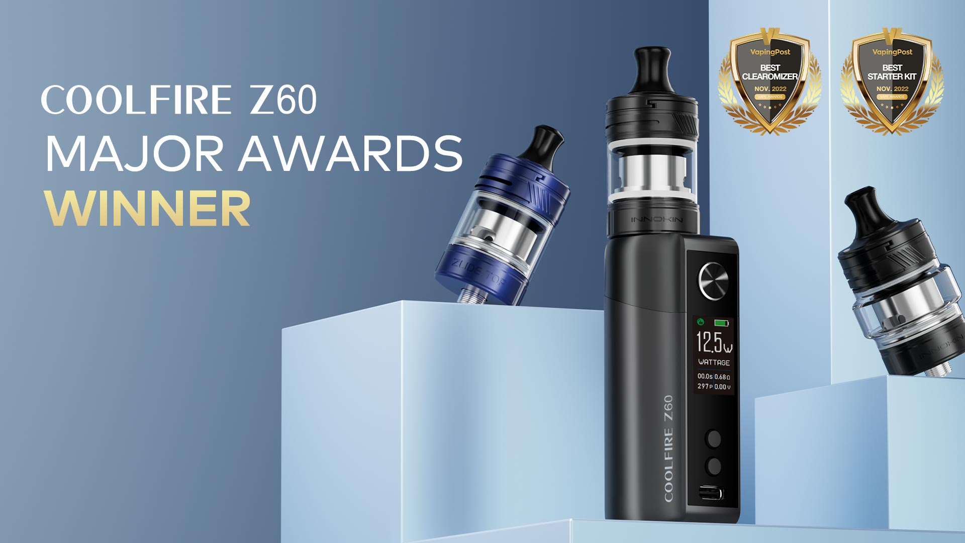 Il kit Innokin Coolfire Z60 ha ottenuto importanti riconoscimenti al suo lancio