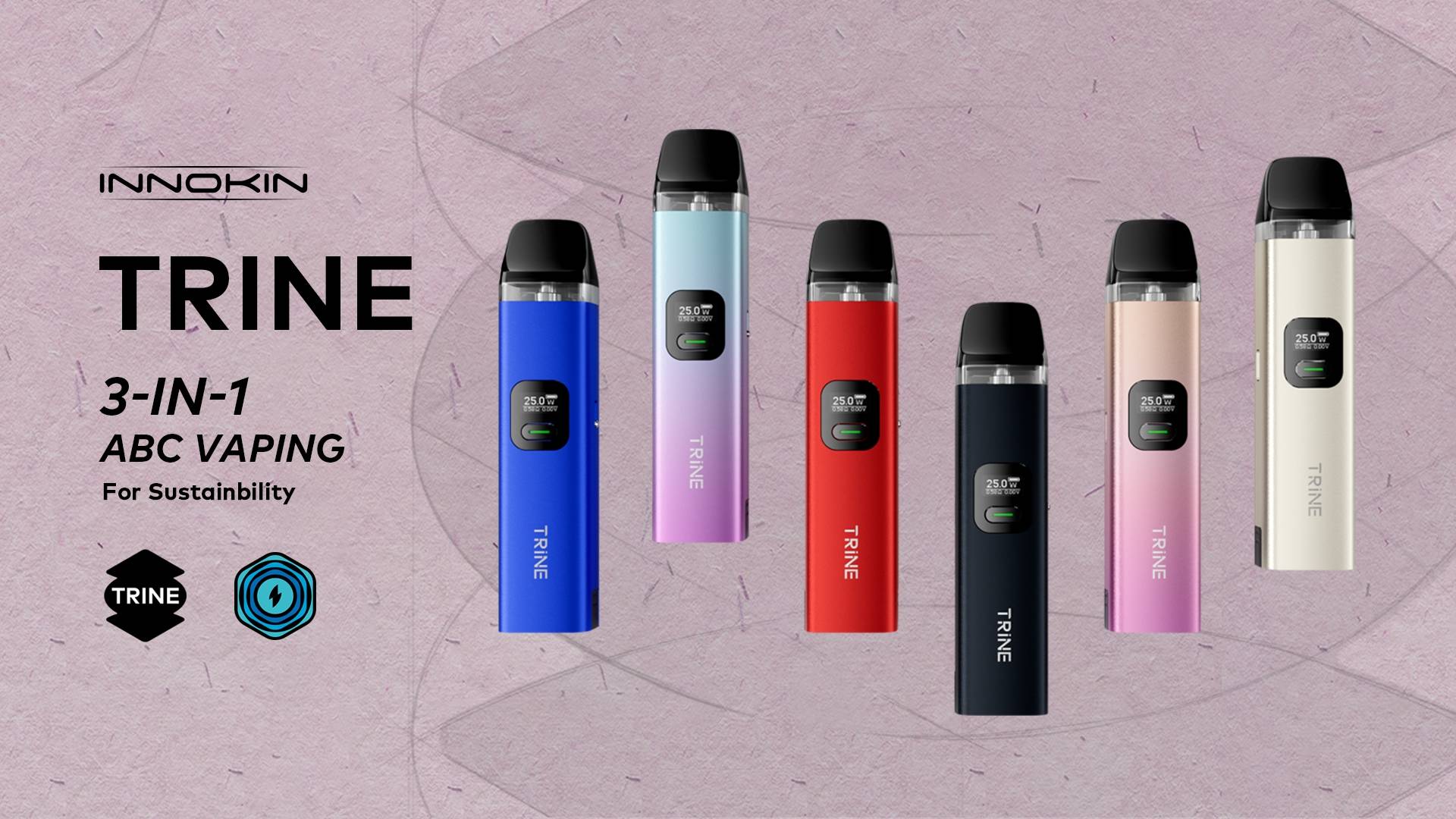 Il salto verde di Innokin: introduzione di Trine con batterie riciclabili per un vaping eco-compatibile
