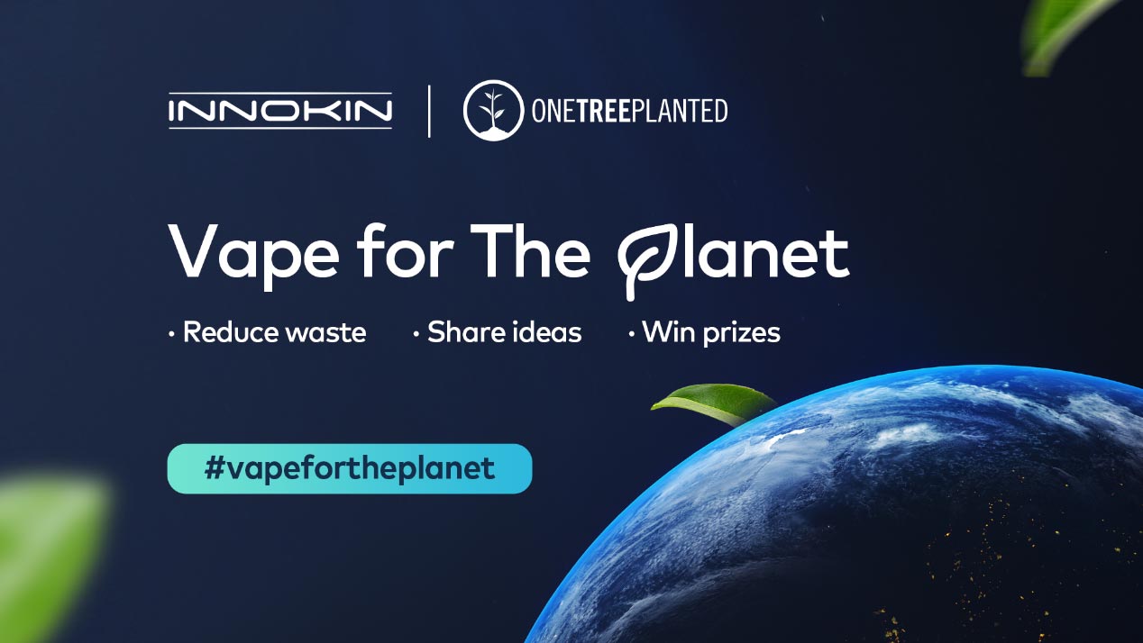 INNOKIN promuove il vaping sostenibile con il lancio della campagna "Vape For The Planet".